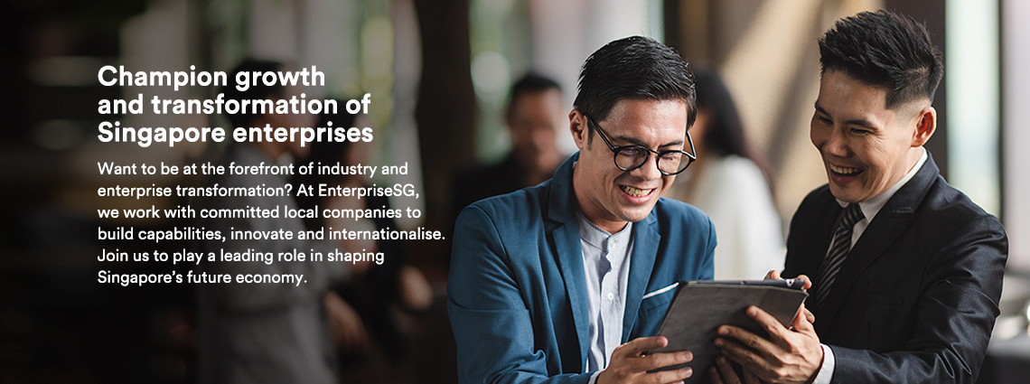 Champion growth and transformation of Singapore enterprises