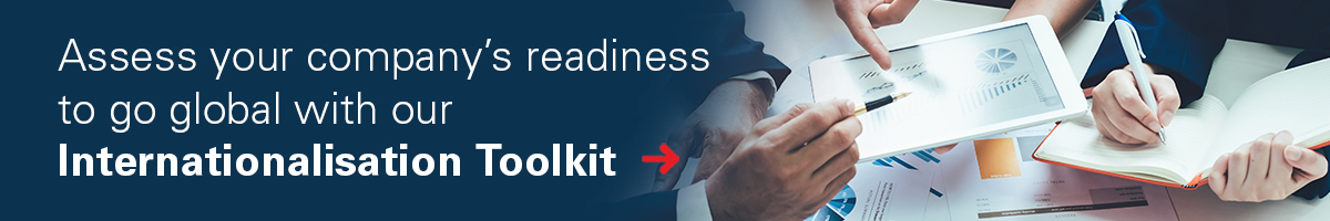 Access your company's readiness to go global with our internationalisation toolkit