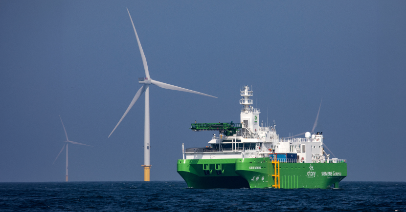 The Groenewind SOV at work in the Belgian North Sea