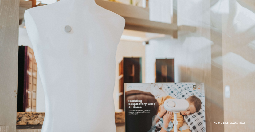 AeviceMD, the world’s smallest AI-powered wearable stethoscope for remote respiratory monitoring