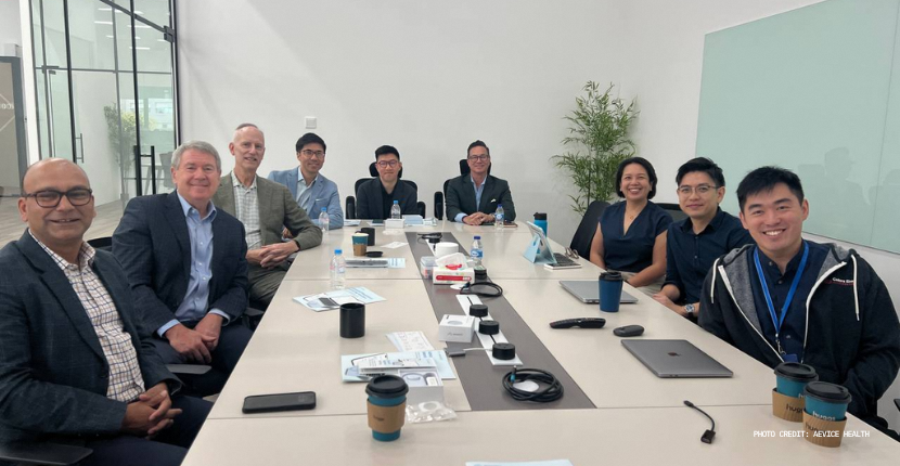 Aevice Health hosting the Cedars-Sinai Medical Centre team at their office in Singapore