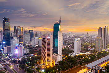 Indonesia skyline