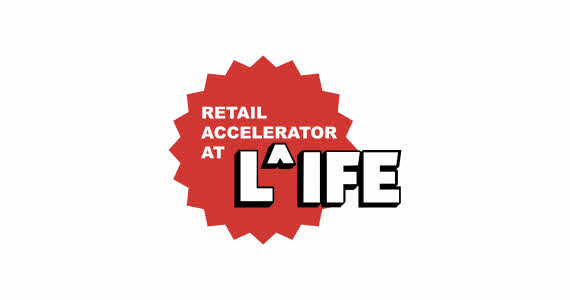 Retail accelerator at L^ife logo