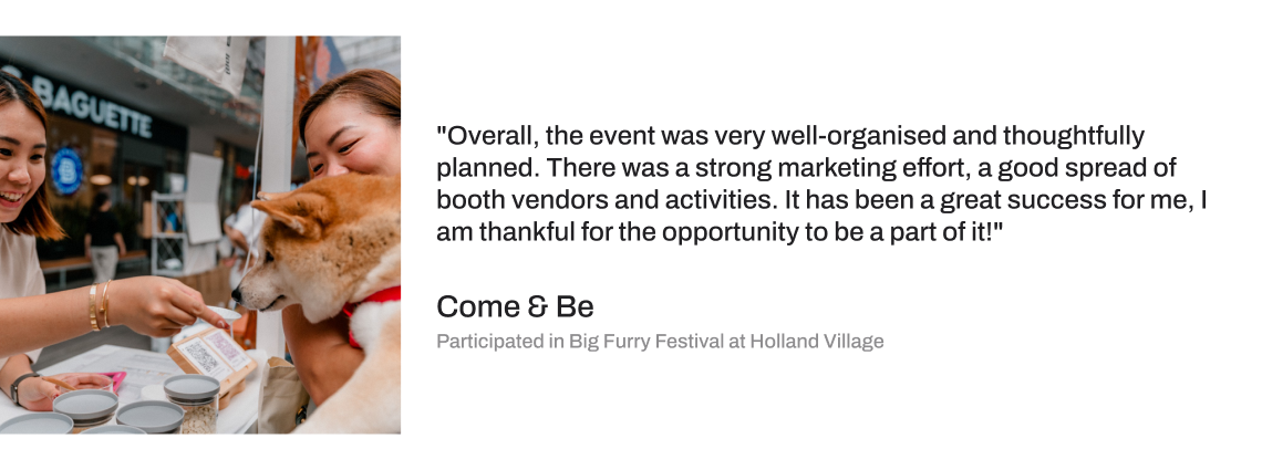 Come & Be testimonial