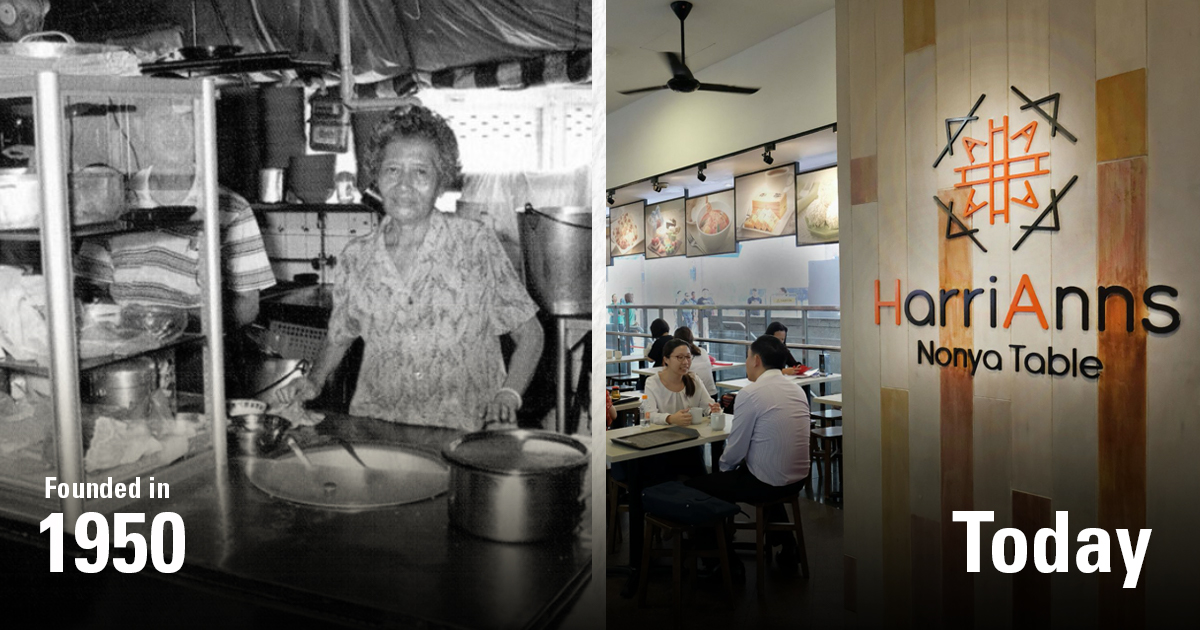 HarriAnns was originally a push-cart business by Madam Chia Nga Eng (left) in the 1950s before it was moved into a stall at Tiong Bahru Food Centre, where it still stands