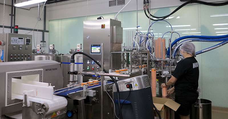 Udders' automation line