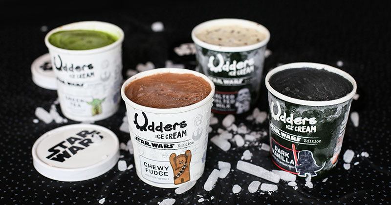 Bestsellers from Udder's Star Wars ice-cream series