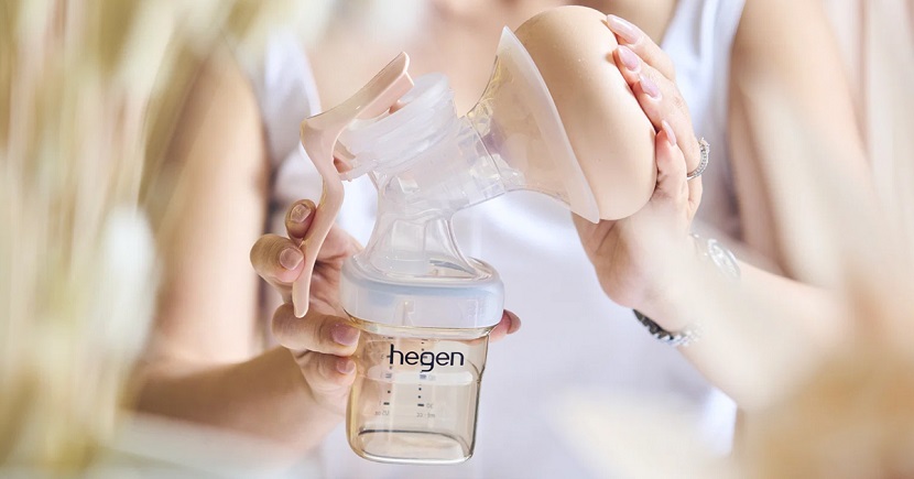 With accessories that can be swiftly snapped on and twisted off for different functions, such as pumping, storing and feeding milk, Hegen's bottles are designed to serve different purposes and minimise wastage