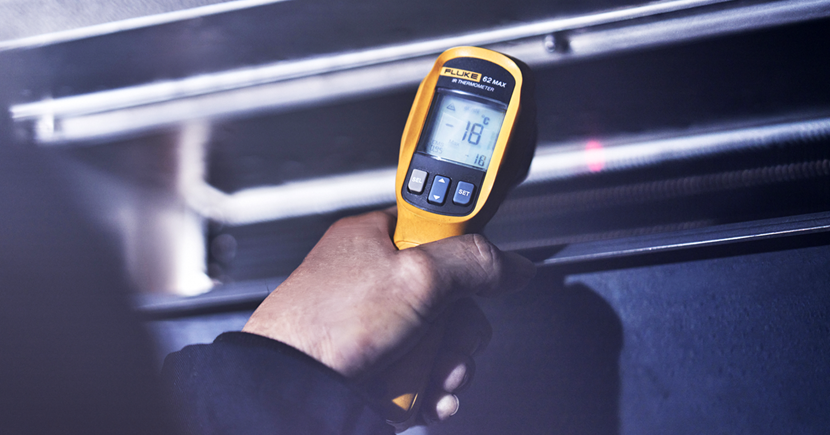 Checking of temperatures in delivery trucks