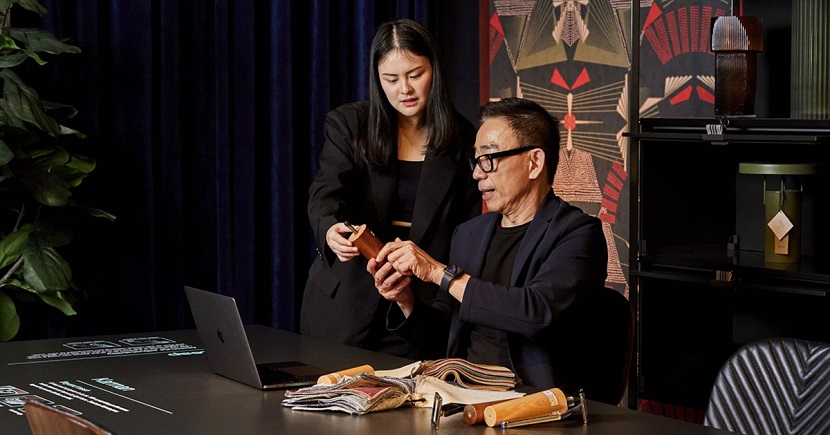 Mr Koh (right) learns that it takes time for a company to shift to more sustainable practices