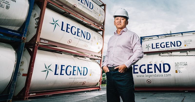 Legend Logistics founder Mr Than Chung Kiat