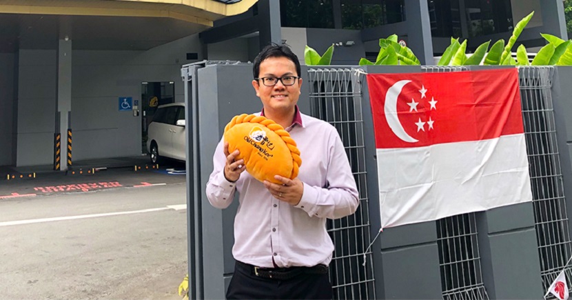 Mr Song Yeow Chung, Chief Financial Officer of Old Chang Kee at Old Chang Kee's new factory in Woodlands