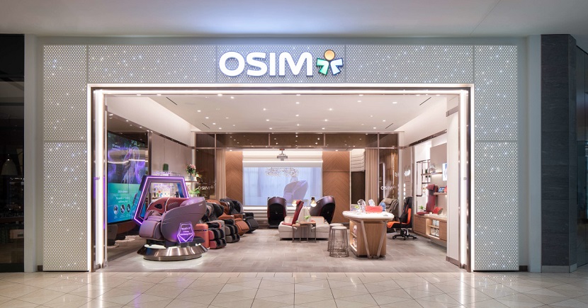 One of Osim's flagship stores in the US located at Westfield Valley Fair in Santa Clara, the largest shopping mall in Northern California