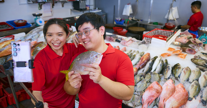 Second generation entrepreneur Jimmy Goh (right) and his wife Madeline Choo (left)