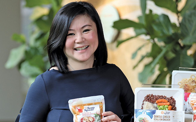The Soup Spoon's Executive Director, Ms Anna Lim