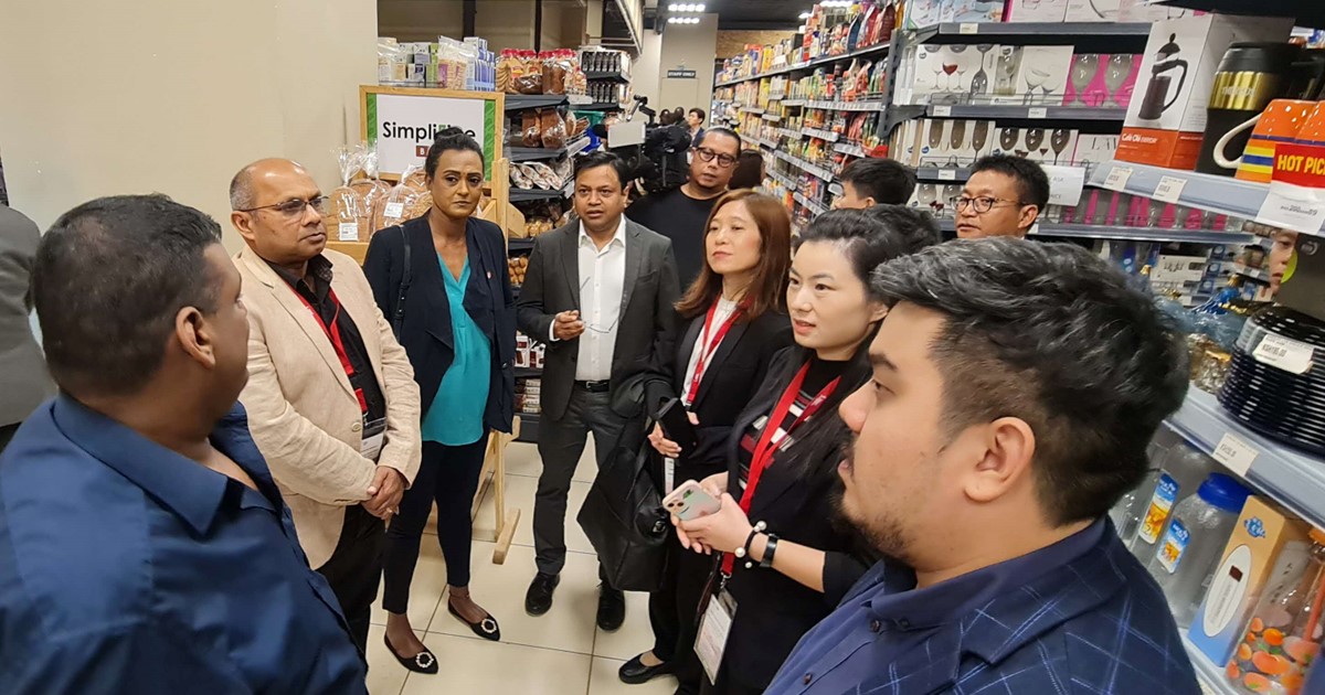 In May this year, representatives from Singapore companies visited Chandarana Foodplus, a chain of supermarkets in Kenya, to understand more about the local retail and consumer market. PHOTO: SINGAPORE BUSINESS FEDERATION
