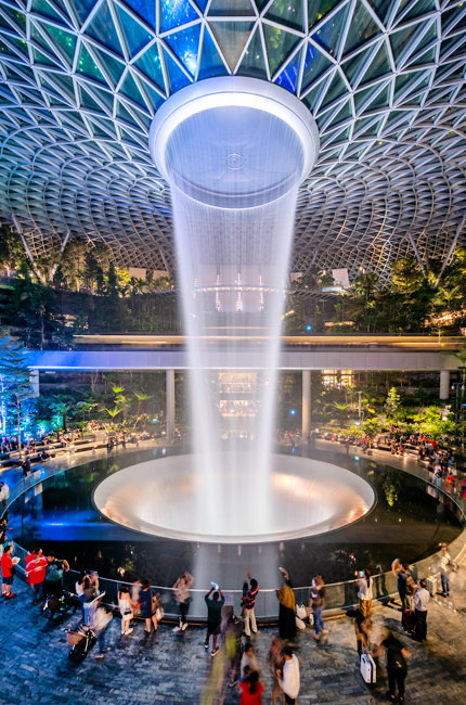 Jewel Changi - Manmade Waterfall