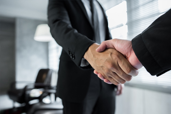 A handshake