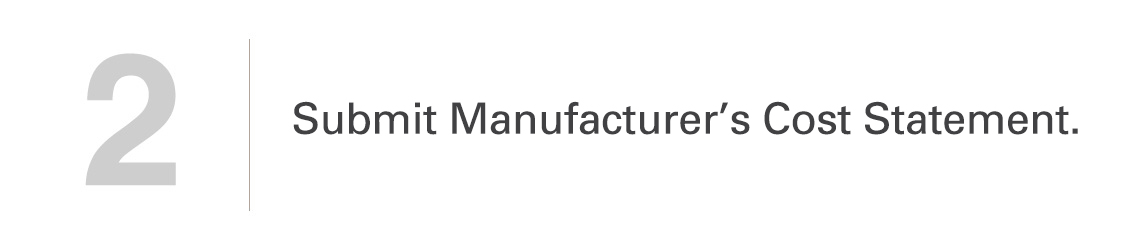 Manufacturing Cost Statement