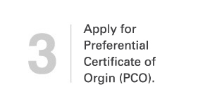 Preferential Certificate of Origin