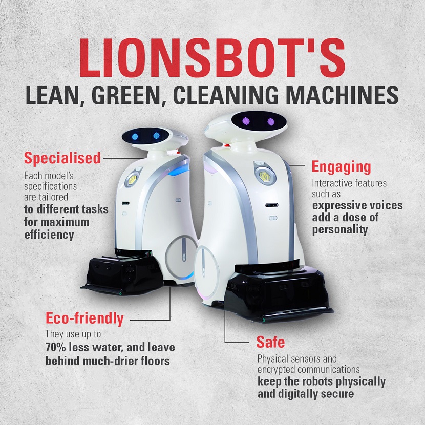 LionsBot: Better cleaning for now and the future